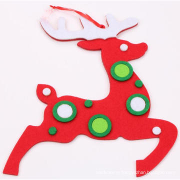 OEM New Product Christmas Felt Reindeer Hang Decoration